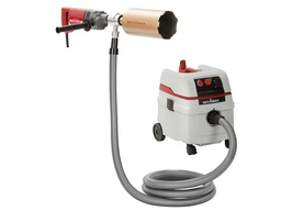 [PRMAX20001] PROMO Carotteuse à sec MAXIMA CAROMAX 1800 + bâti de forage + Aspirateur (avec Kit Accessoires) + Tête d'aspiration + Foret 82 X 300mm GRATUIT