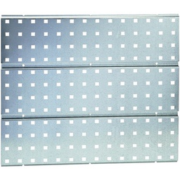 [RA118347] Panneau métal perforé pour super clip, livré sans clips, en acier galvanisé RAACO TPW 520 - 118347