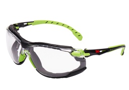 [3M1042871] Lunettes de sécurité anti-buée verte/noire, transparentes 3M Solus™ 1000