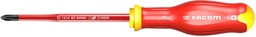 [FAATP2X125TVE] Tournevis ProTwist isolé à 1000V pour vis à tête Phillips PH2 x 125 mm FACOM ATP2X125TVE