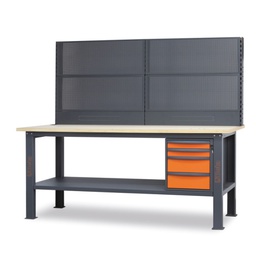 [BE058000723] Etabli complet longueur 2,1M avec 4 tiroirs BETA C58BC-W2,1+SVR